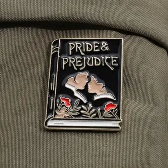 Pride & Prejudice Collectible Enamel Pin - iconic and classic NEW! 117A4 - Picture 3 of 6